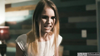 Ex gf fucks and makes a teen lick pussy