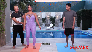 Coach seduces my step-mom