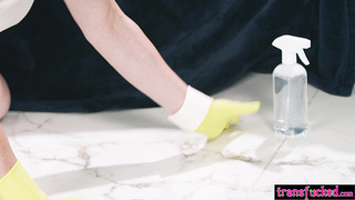 Shemale fucked her horny MILF friend