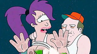 Futurama and Smurfs hard fuck