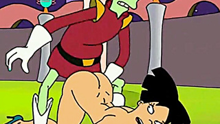 Futurama and Smurfs hard fuck