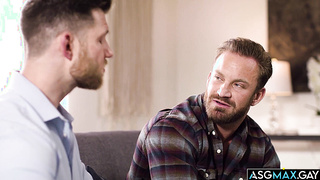 Bruce Jones gets an anal assist from Caden Jackson