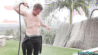 Ebony Babe Cecilia Lion Fucks Hot White Surfers Cock