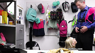 She was looking forward to the strip search and cock