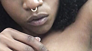 Big Booty Black Girl Showing Asshole