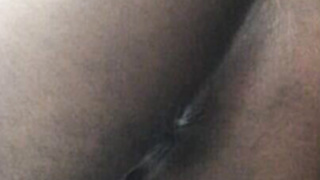 Big Booty Black Girl Showing Asshole