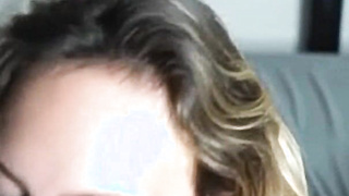 Beautiful Blonde Sucking BBC