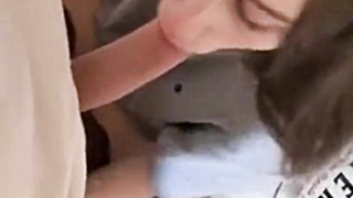 Beautiful Teen Deepthroat Blowjob