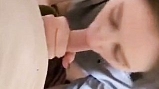 Beautiful Teen Deepthroat Blowjob