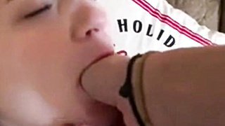 Beautiful Teen Deepthroat Blowjob