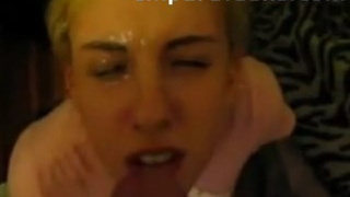 Blonde teen cumshot compilation