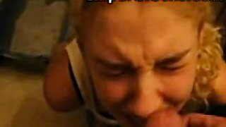 Blonde teen cumshot compilation