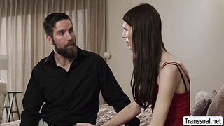 Thin Shemale stepteen analed by her stepfather