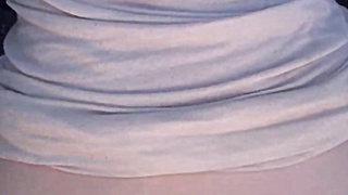 Blonde Girl blowjob and bareback sex in car