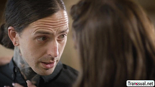 Cute guy Ruckus analed shemale Ava Holts wet ass