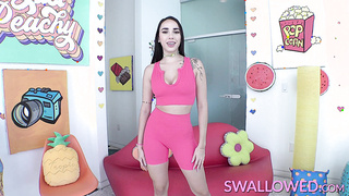 SWALLOWED Gaby Ortega slurps it up