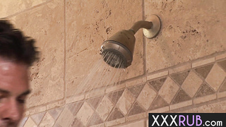 Cute blonde MILF sucked clients big cock