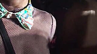 Fun Black Girl At Outdoor Party