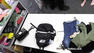 The mall cops loves those pierced nipples