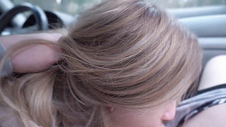 Gorgeous Hot Blonde Real Sex Into Car In Forest