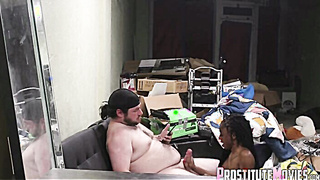 Interracial sex and creampie