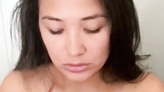 Big Tits Asian Gets Facial