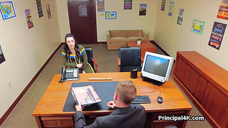 PE teacher milks head teacher at his office