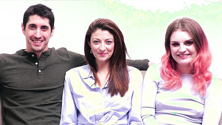 First lesbian experience in front of her husband