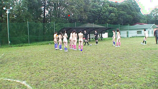 Hot Japanese Girls Nudes Playing Soccer
