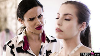 Fashion designer MILF seduces her client