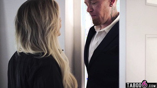 Cheating MILF puts lover in the closet