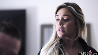 Cheating MILF puts lover in the closet