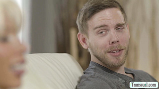 Trans stepsis gives her stepbrother tips on how to kiss