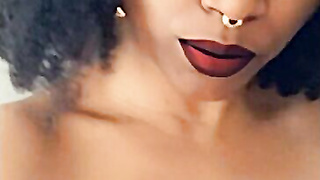 Dominican Hooker Shakes Titties