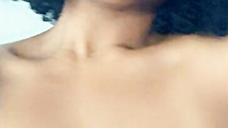 Dominican Hooker Shakes Titties