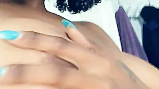 Dominican Hooker Shakes Titties