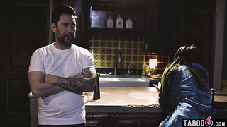 Rough sex for latina MILF by masked man