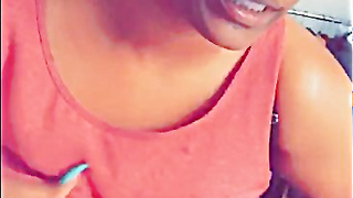 Dominican OF Model Shakes Boobs