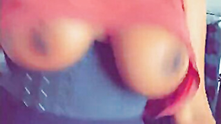 Dominican OF Model Shakes Boobs