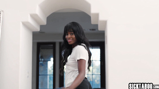 Big cock guy fucked horny black roommate