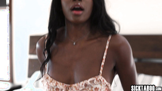 Big cock guy fucked horny black roommate