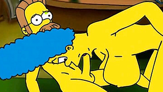 MILF Marge Simpson cheating