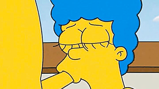 MILF Marge Simpson cheating