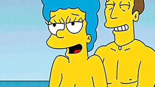 MILF Marge Simpson cheating