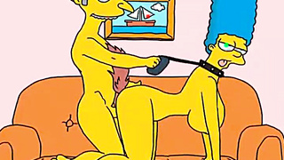 MILF Marge Simpson cheating