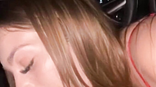 White Babe Sucks BBC After NightClub