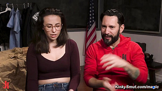 Dirty cop binds and anal fucks evidence clerk