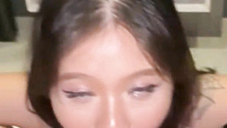 Beautiful Asian Sloppy Blowjob