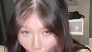 Beautiful Asian Sloppy Blowjob