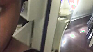 Black OF Model Jiggles Tushy